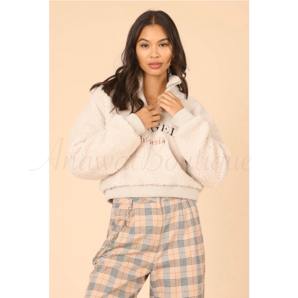 Gracie Sherpa Pullover Hoodie - Picture 5 of 8